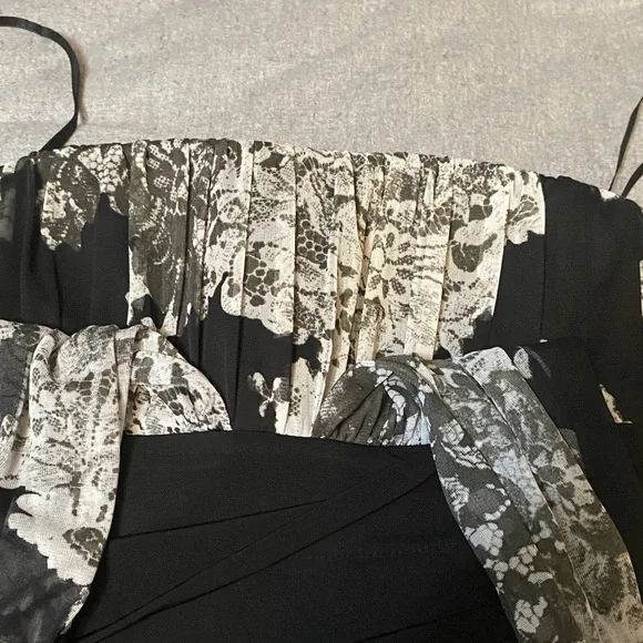 Sweet Storm Black and White Dress - Picture 3 of 7